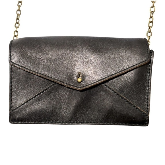 Madewell dark brown leather crossbody